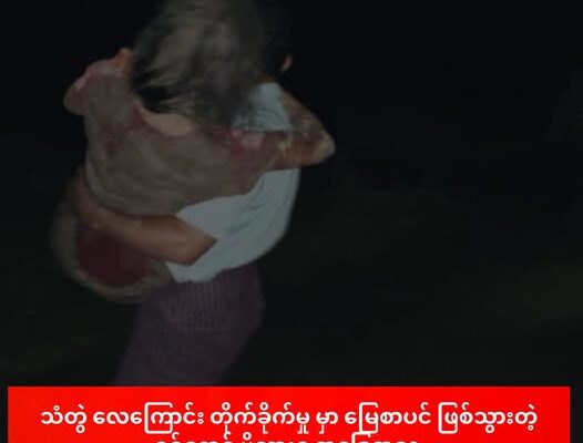 သံတွဲ လေကြောင်း တိုက်ခိုက်မှု မှာ မြေစာပင် ဖြစ်သွားတဲ့ စစ်ရှောင် မိသားစု