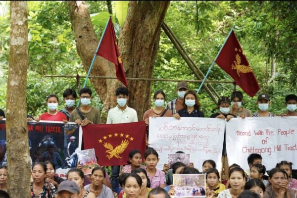 စစ်တကောင်းဒေသ မရမာလူမျိုး(Marma) လူမျိုးများ အကြမ်းဖက်ခံနေရခြင်းကို ၊ ရက္ခိုင်ပြည်ကျောင်းသားသမဂ္ဂ က ကန့်ကွက် ဆန္ဒပြ