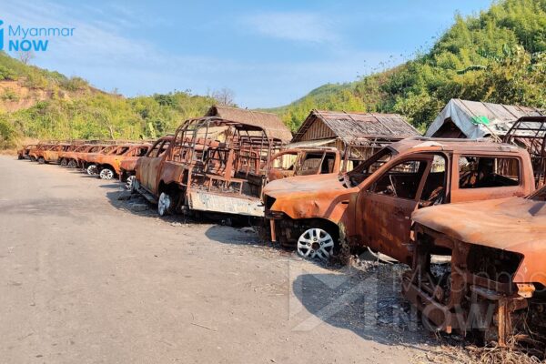 စစ်ကောင်စီ စစ်ကြောင်း နှစ်ခု ၊ နတ်ရေကန် တောင်ကို ထိုးစစ်ဆင်လာ